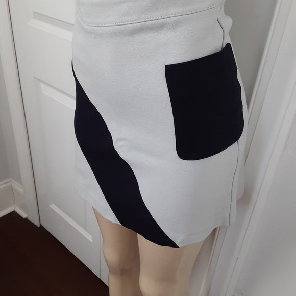 Topshop Color block Gray and Black Mini Skirt - Picture 7 of 12